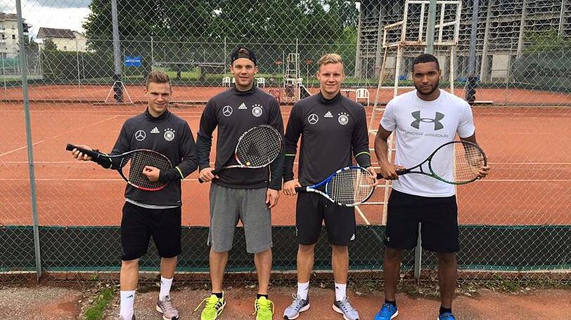 Joshua Kimmich ist auch großer Tennis-Fan.