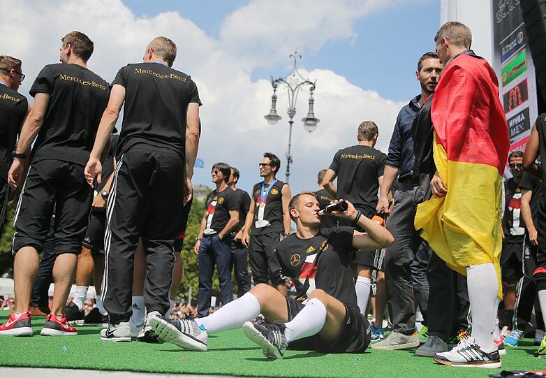 Die Weltmeister feiern am Brandenburger Tor. Die Bilder von der Fanmeile.