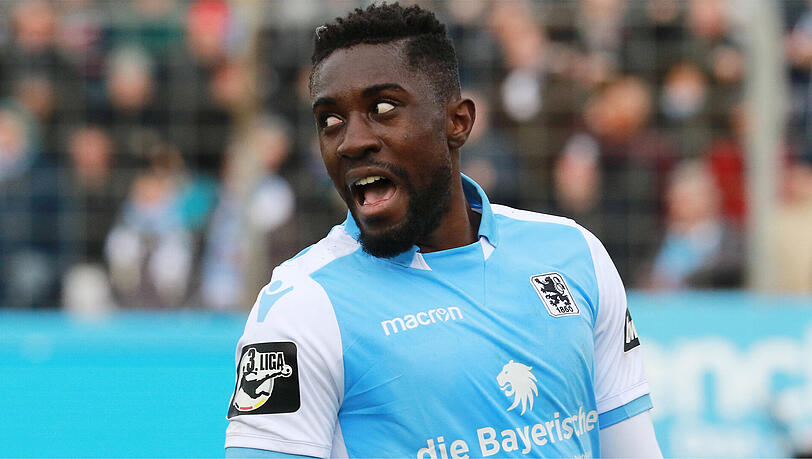 Von Arminia Bielefeld zum TSV 1860 ausgeliehen: Prince Osei Owusu.