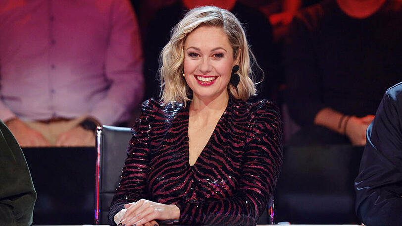 Ruth Moschner während der ersten Live-Show von "The Masked Singer" im vergangenen März.