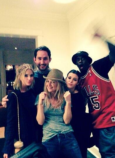 Kate Hudson macht Party mit P. Diddy (r.)