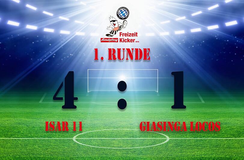Isar 11 gewann die Partie in der 1. Runde mit 4:1.