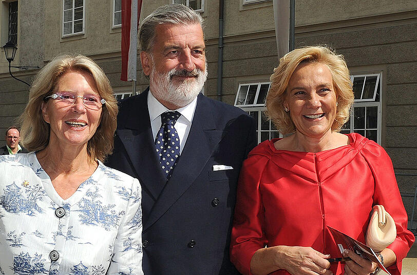 Bei den Salzburger Festspielen im Jahr 2010: Christiane Hörbiger, Gerhard Tötschinger und Susanne Porsche (v. l.).