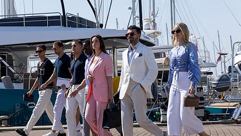 Acht "Talents" wollen sich in Monaco beweisen. Von links: Tim Rasch, Randolf Cubin, Meltem Tasan, David Ohligschl&auml;ger, N&eacute;h&eacute;mie Wagne, Sophia Fellner, Tarik Oguz und Jolyn Walter.