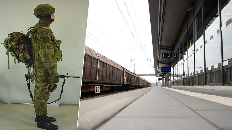Ein 20-Jähriger (Foto links) hat am Rosenheimer Bahnhof für einen Polizeieinsatz gesorgt. (Archivbild)