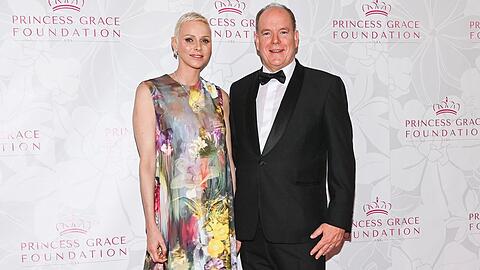 Fürstin Charlène und Fürst Albert II. bei den Princess Grace Awards in New York.