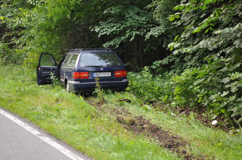 Der Wagen zerschellte an einem Baum - der Fahrer starb an der Unfallstelle.
