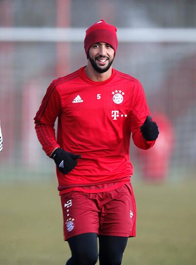 Bilder vom Abschlusstraining des FC Bayern vor dem Ablug nach Katar.