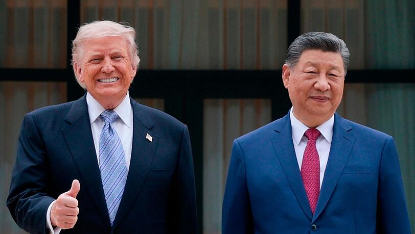 US-Pr&auml;sident Donald Trump betonte die Handels-Erfolge seiner Reise nach China. Peking bleibt etwas zur&uuml;ckhaltender.