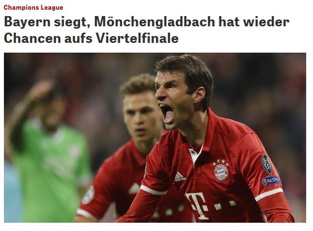 Die "Zeit" betrachtet den Bayern-Sieg von der nüchternen Seite.