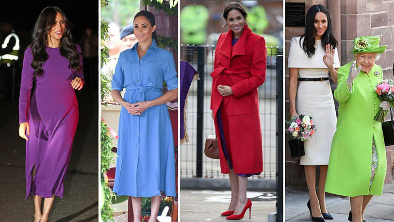 Look at this: Die stilvollsten Outifts von Herzogin Meghan...