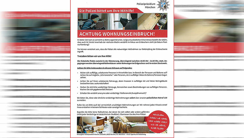Diese Postwurfsendung bekommen Münchner derzeit. Diese Postwurfsendung bekommen Münchner derzeit.
