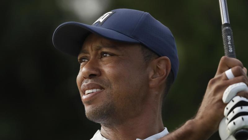 Gab in Jersey City vor der zweiten Runde auf: Tiger Woods. Gab in Jersey City vor der zweiten Runde auf: Tiger Woods.