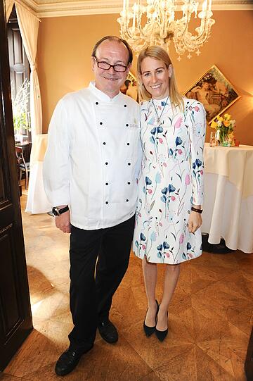 Dietmar F. Muthenthaler (Demel) und Prinzessin Elisabeth von Auersperg-Breunner