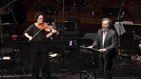 Tabea Zimmermann und Christian Gerhaher im Prinzregententheater.