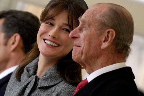 Der bisher letzte Auftritt: Der Prinz mit Carla Bruni-Sarkozy