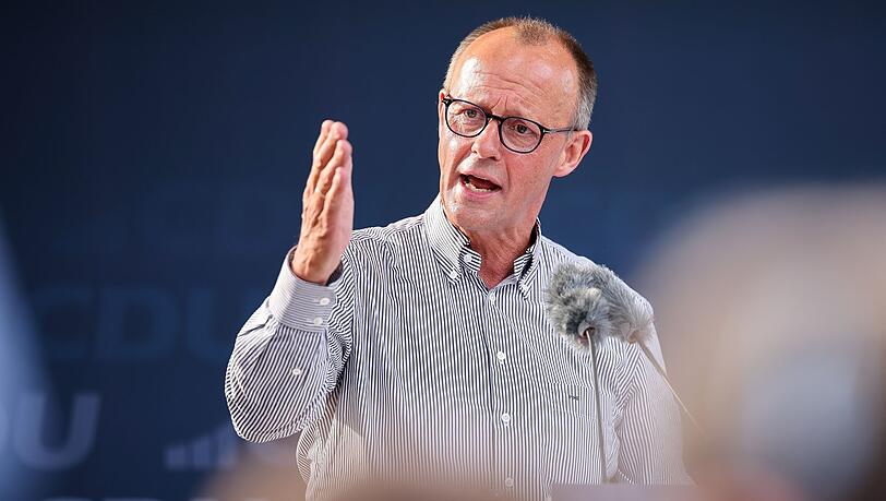 Friedrich Merz formuliert Ziele für seine Partei zur Bundestagswahl 2025. (Archivbild)