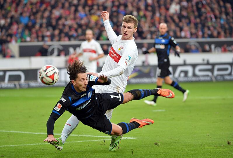 Timo Werner soll dem bislang harmlosen Angriff des VFB Stuttgart neue Impulse geben.