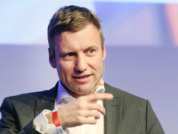 Holger Blask, Direktor Audiovisuelle Rechte & Mitglied der DFL-Geschäftsleitung, beim SpoBis Kongress.