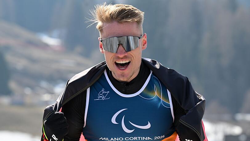 Sebastian Marburger jubelt &uuml;ber Silber.