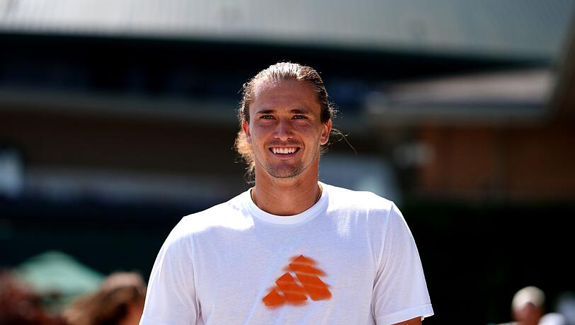 Alexander Zverev m&ouml;chte in Wimbledon erstmals &uuml;ber das Achtelfinale hinauskommen.