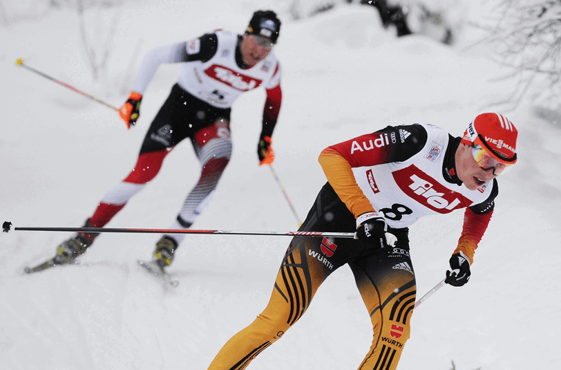 Eric Frenzel war in Seefeld nicht zu stoppen, holte sich das Triple der nordischen Kombinierer.