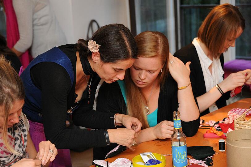 Kreatives Nähen, Basteln, Ratschen: Beim Kreativ-Event der "burda-style" wird jeder zu handwerklichem Talent inspiriert.