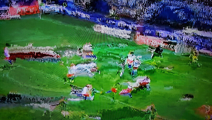 Bildstörungen im Eurosport-Player. Bildstörungen im Eurosport-Player.