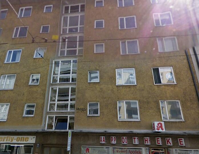 Das Haus in der Hohenzollernstraße.