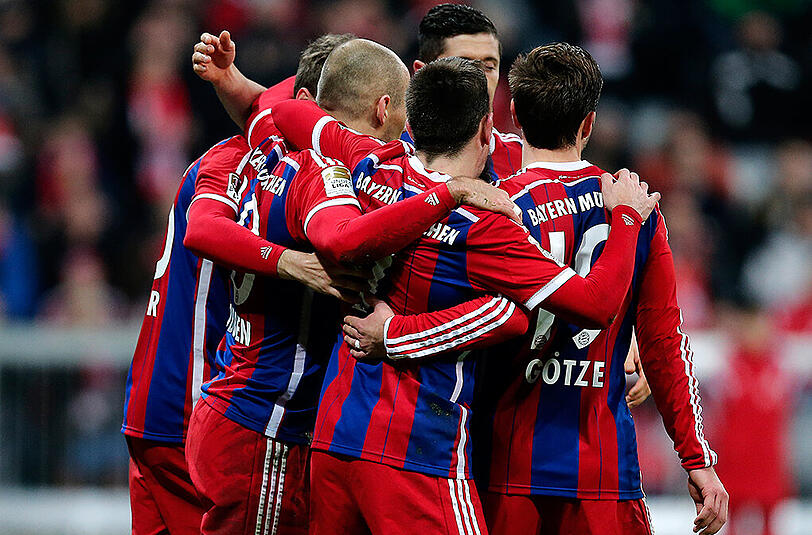 Rekorde, Rekorde, Rekorde: Der Bayern-Express rollt momentan unaufhaltsam durch die Liga.