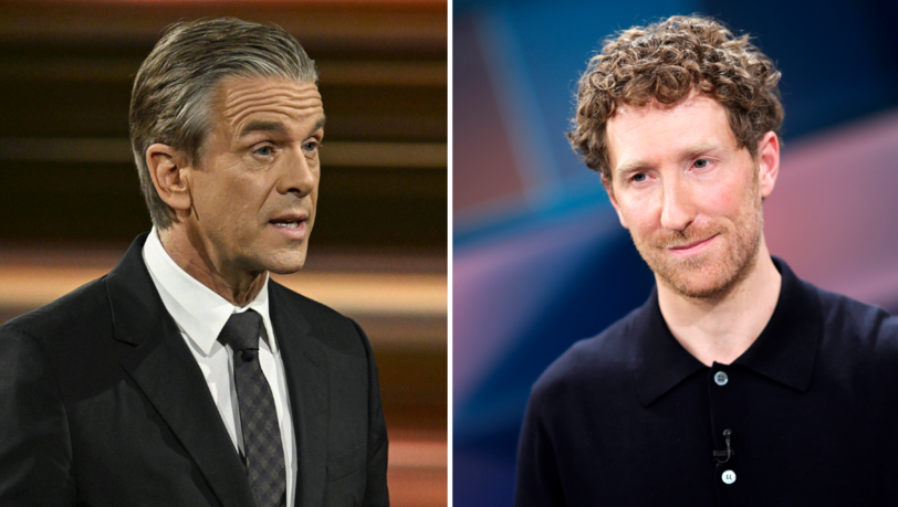 Markus Lanz und Louis Klamroth standen sich im direkten Duell gegen&uuml;ber.