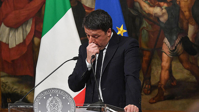 Italiens Ministerpräsident Matteo Renzi. Italiens Ministerpräsident Matteo Renzi.