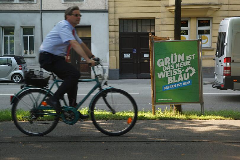 Plakate der Grünen wurden geklaut