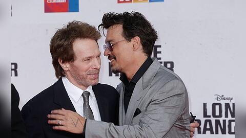 Enge Vertraute: Jerry Bruckheimer (l.) und Johnny Depp.