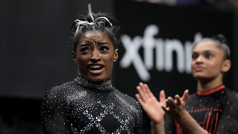 Gibt ihr WM-Comeback: Simone Biles.