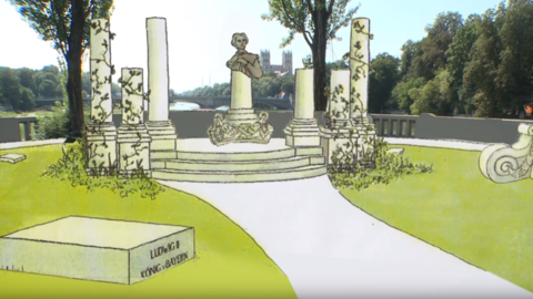 So soll die romantische Ruine aussehen. Wenn die Finanzierung steht, beginnt der Bau im nächsten Jahr.