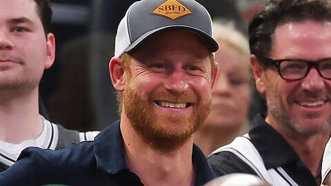 Prinz Harry bei den NBA-Finals.