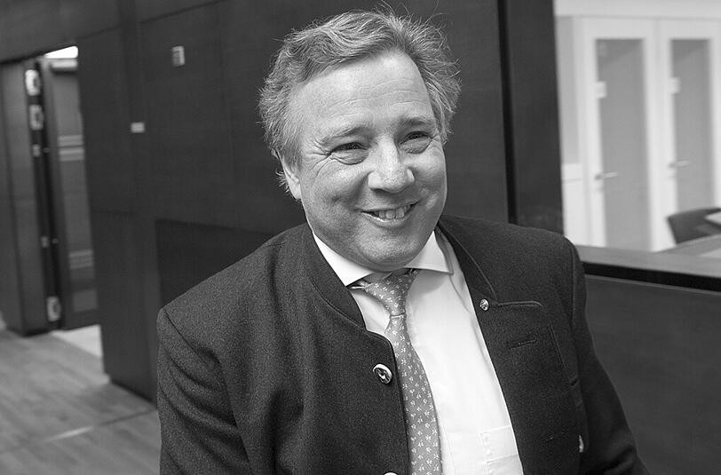 Markus Sackmann 2013 im bayerischen Landtag. Ein Jahr zuvor war er dort erstmals zusammengebrochen.