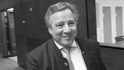 Markus Sackmann 2013 im bayerischen Landtag. Ein Jahr zuvor war er dort erstmals zusammengebrochen.
