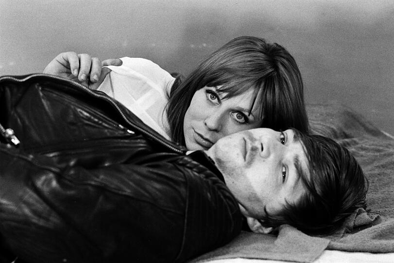 Margarethe von Trotta als Sophie und Rainer Werner Fassbinder als Baal in Volker Schlöndorffs Brecht-Verfilmung.