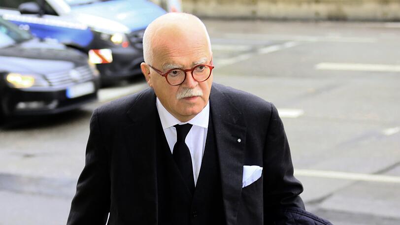 Peter Gauweiler bei der Trauerfeier für Wilfried Scharnagl.