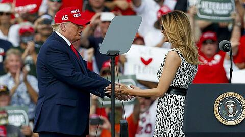 Donald und Melania Trump wollen vier weitere Jahre im Weißen Haus residieren.