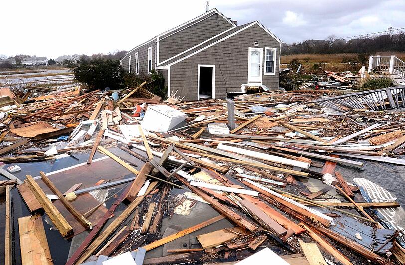 Aufräumen nach "Sandy": Die Bilder der Zerstörung aus den USA