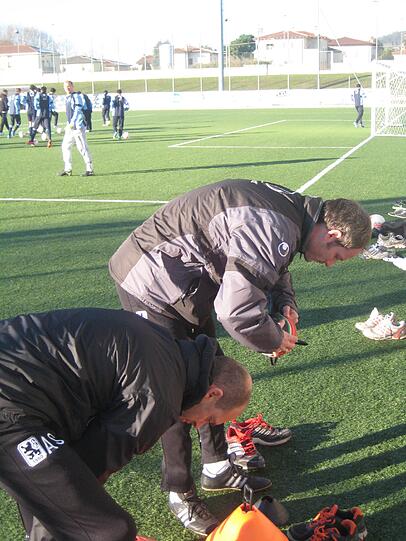 Die Löwen im Trainingslager in Brescia.