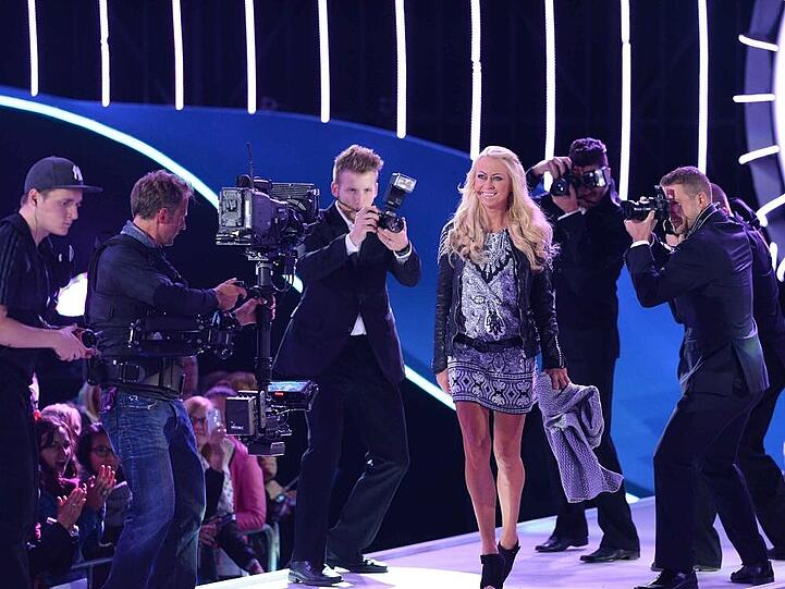 Auch Jenny Elvers hatte in Berlin ihren großen Auftritt
