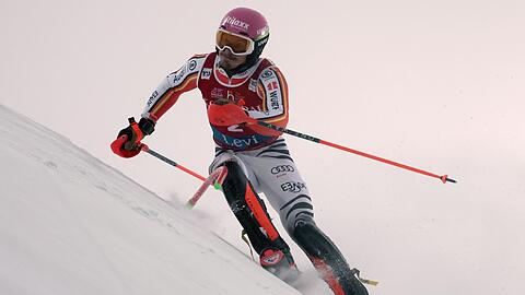 Slalom-Fahrer Linus Straßer verpasst das Podest in Levi.