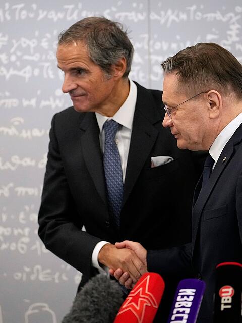 IAEA-Chef Grossi ist zuletzt mehrfach nach Russland gereist, wo er auch den Chef der russischen Atombehörde Lichatschow traf. (Archivbild)