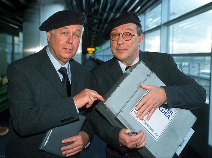 Peter Weck und Jaecki Schwarz im Film "Zwei alte Gauner"