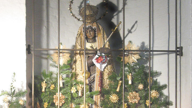 Die schmerzhafte Muttergottes in der Herzogspitalkirche. Die schmerzhafte Muttergottes in der Herzogspitalkirche.