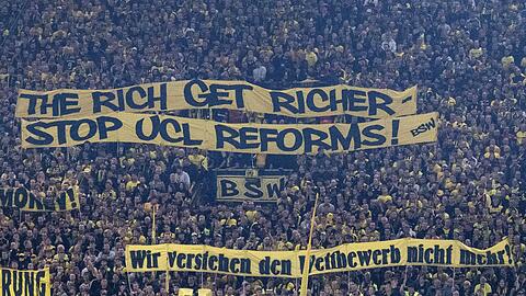 Die deutliche Kritik der Fans war zuletzt in den Stadien zu sehen.